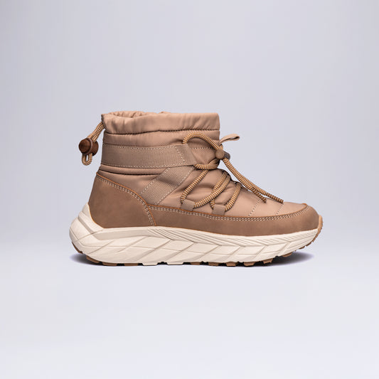 Çocuk Kalın Tabanlı Kışlık Bot Kahverengi