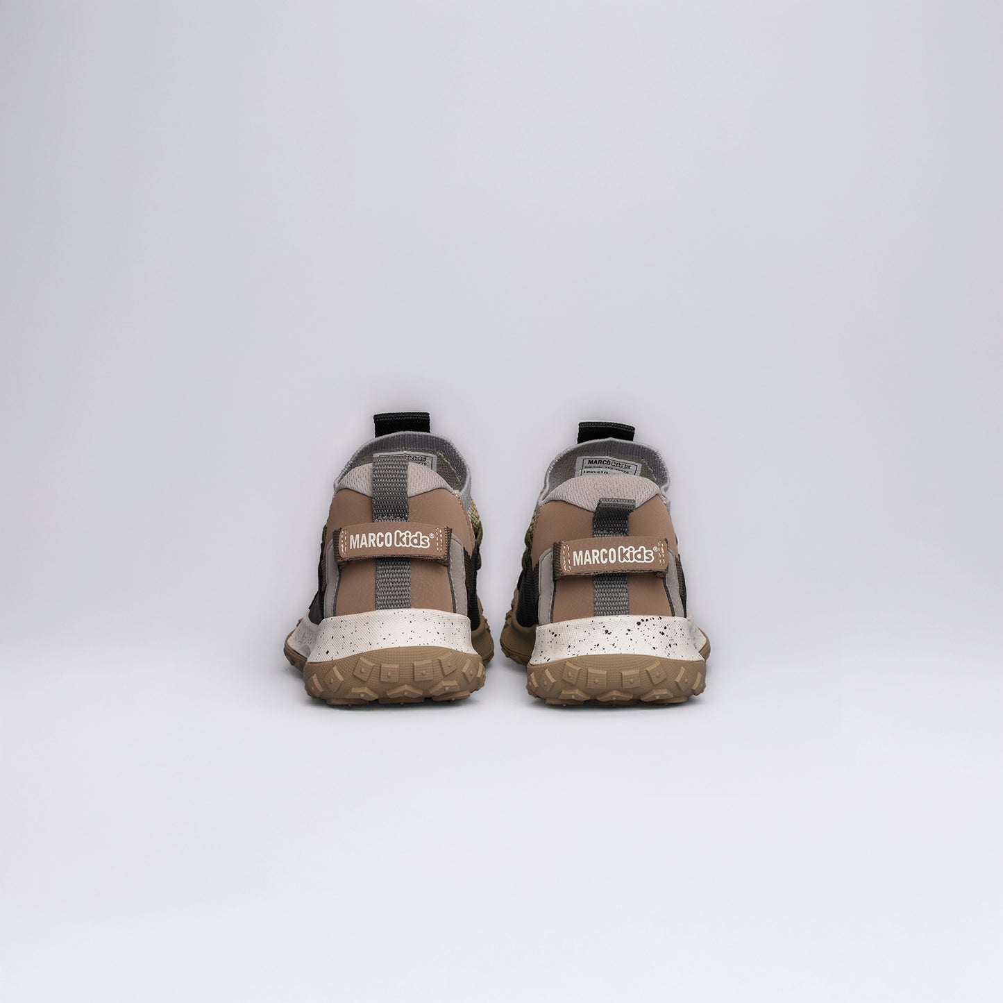 Çocuk Outdoor Spor Ayakkabı Okul Öncesi Siyah/ Haki