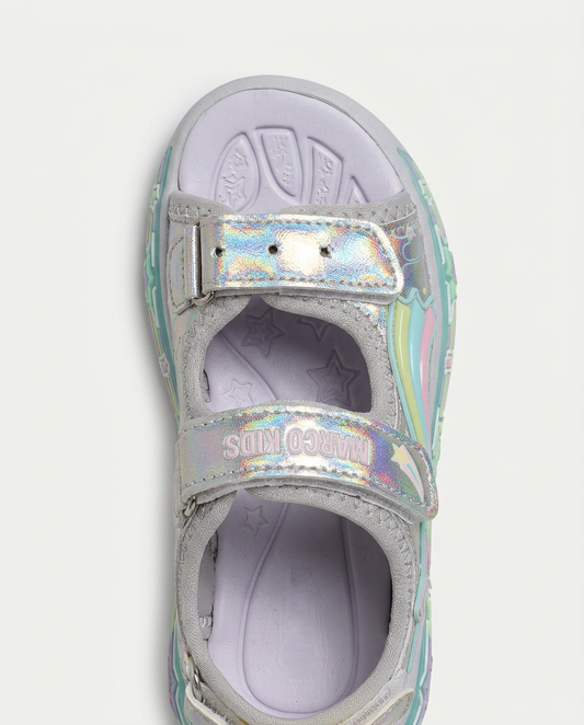 Marco Kids 26Y210 Patik Işıklı Sandalet GÜMÜŞ