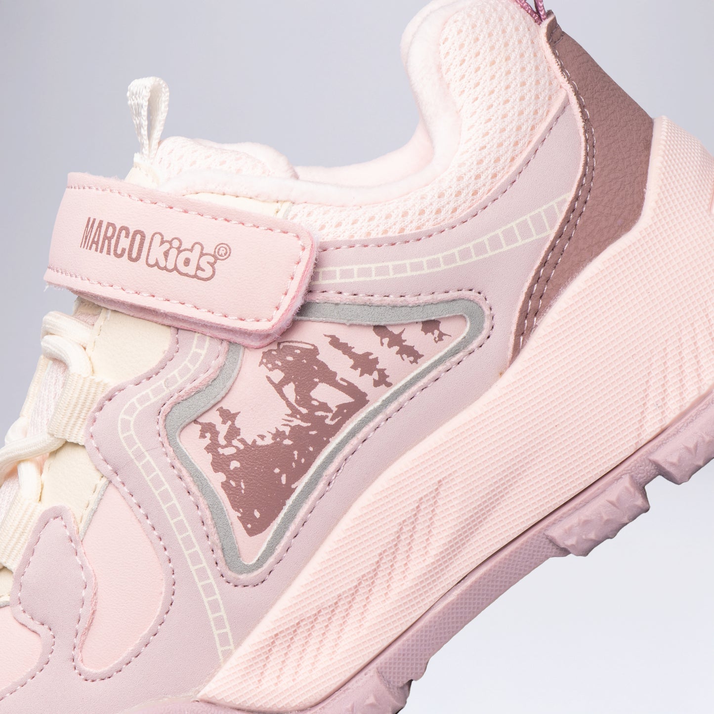 22678 Çocuk Günlük Outdoor Ayakkabı Okul Öncesi PEMBE-BEYAZ