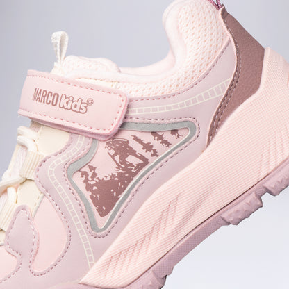 22678 Çocuk Günlük Outdoor Ayakkabı Okul Öncesi PEMBE-BEYAZ