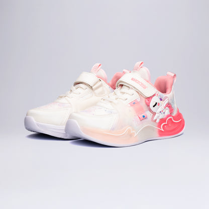 22693 Unicorn Desenli Çocuk Spor Ayakkabı Okul Öncesi PEMBE-BEJ