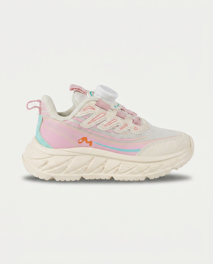 26y517 Unisex Okul Öncesi Çevirmeli Bağcıklı Spor Ayakkabı PEMBE