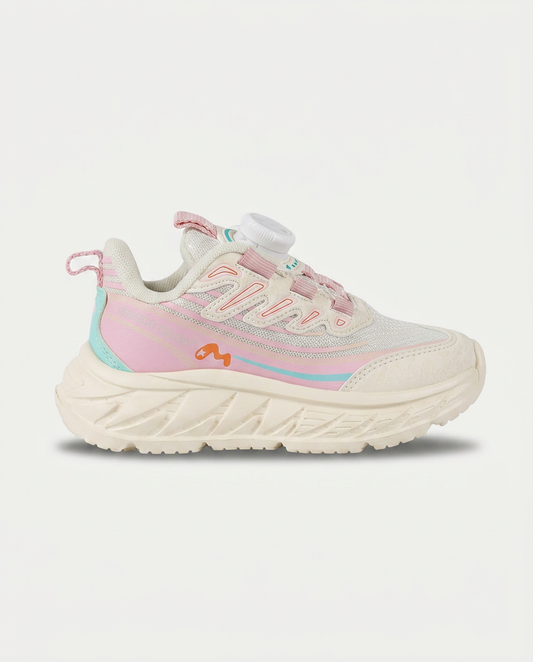 26y517 Unisex Okul Öncesi Çevirmeli Bağcıklı Spor Ayakkabı PEMBE