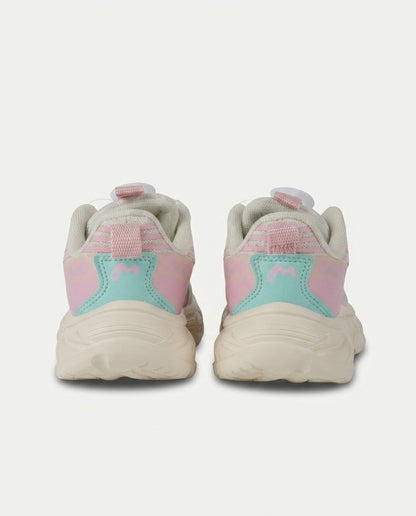 26y517 Unisex Okul Öncesi Çevirmeli Bağcıklı Spor Ayakkabı PEMBE