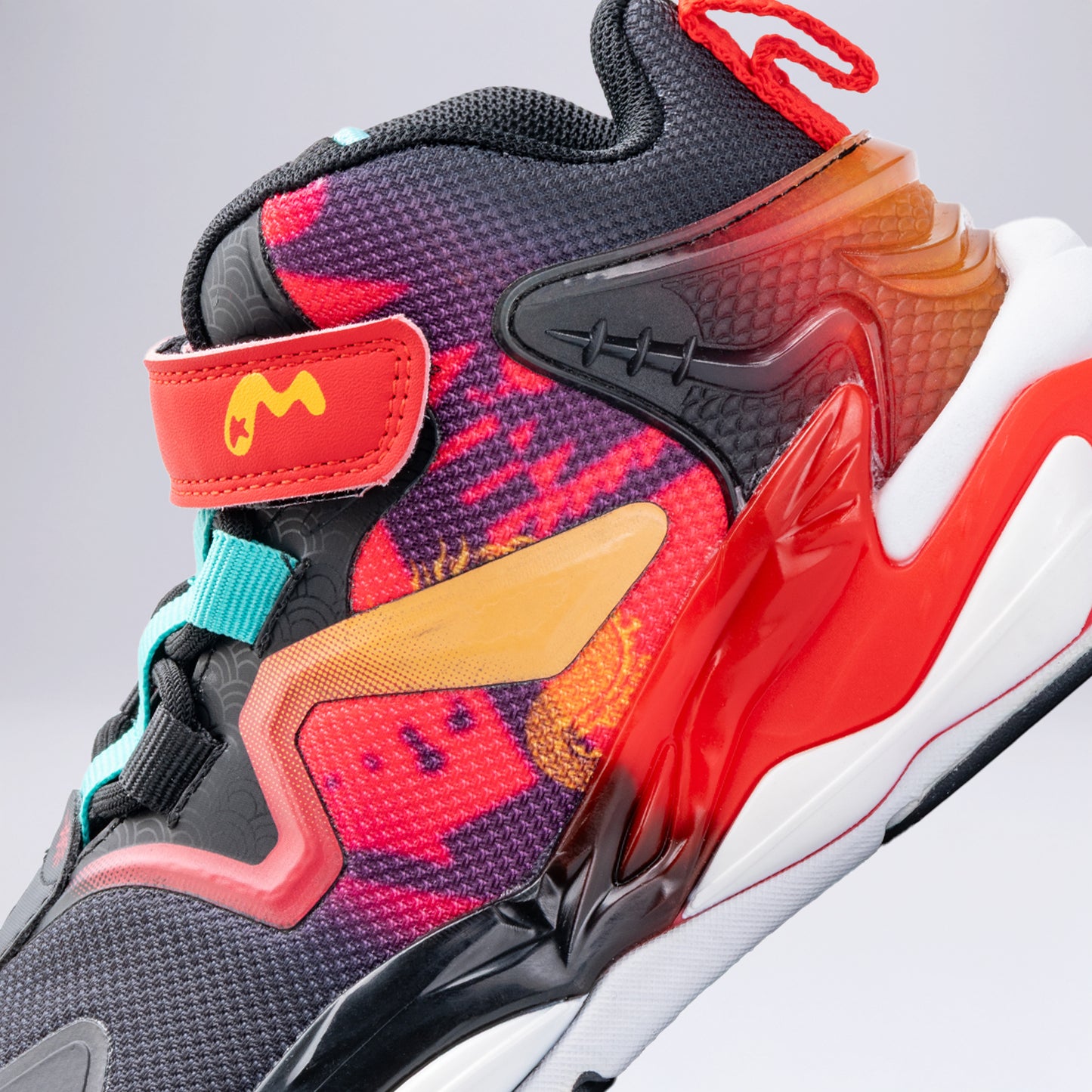 Cırt Cırtlı Basketbol Ayakkabısı Okul Öncesi Kırmızı