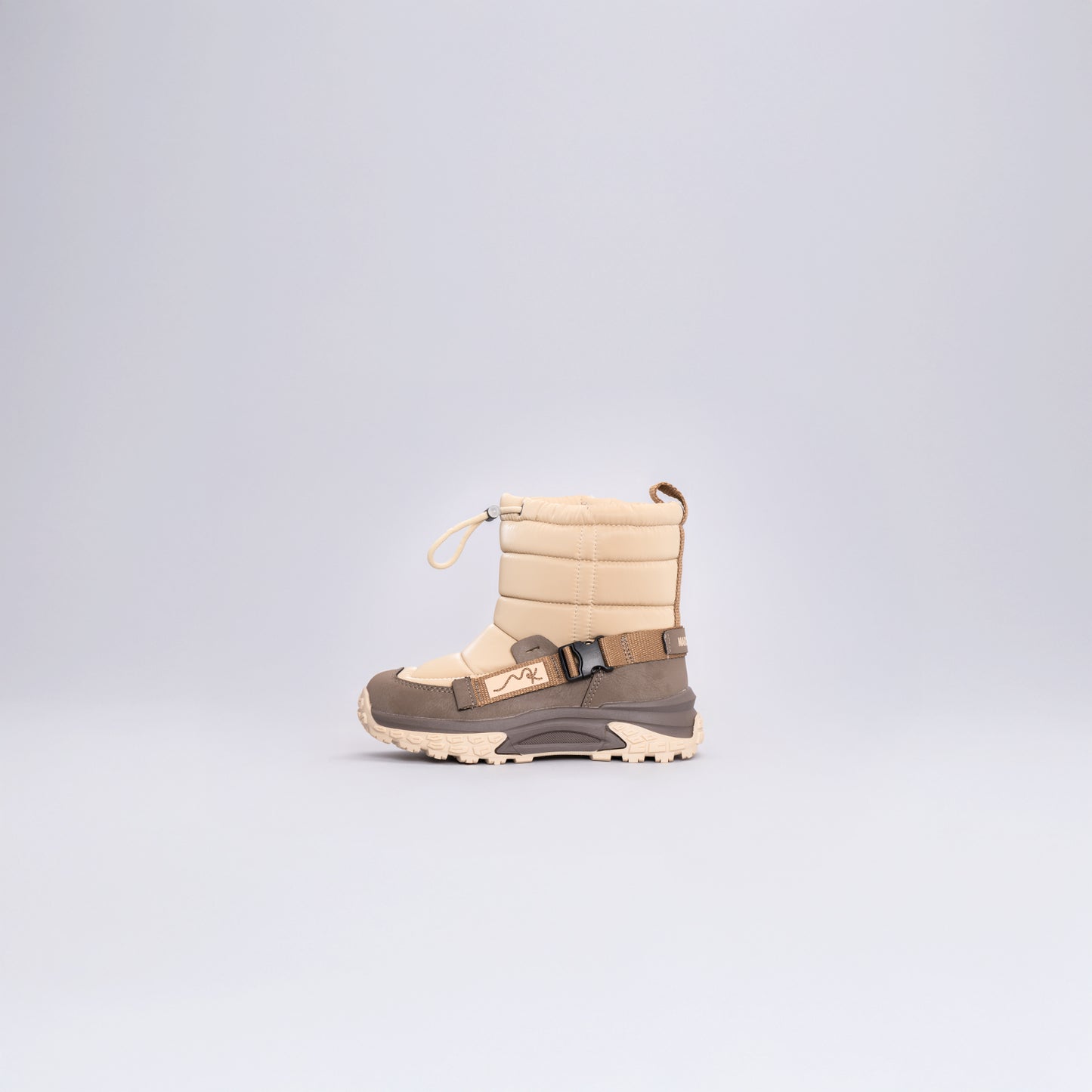 Çocuk Fermuarlı Kışlık Bot Bej