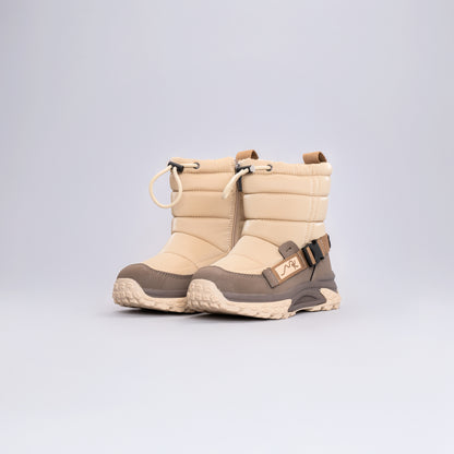 Çocuk Fermuarlı Kışlık Bot Bej