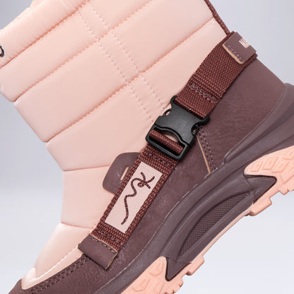 Çocuk Fermuarlı Kışlık Bot Pembe