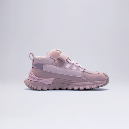 Çocuk Günlük Cırt Cırtlı Outdoor Spor Ayakkabı Okul Öncesi Lila