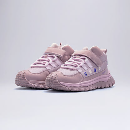 Çocuk Günlük Cırt Cırtlı Outdoor Spor Ayakkabı Okul Öncesi Lila