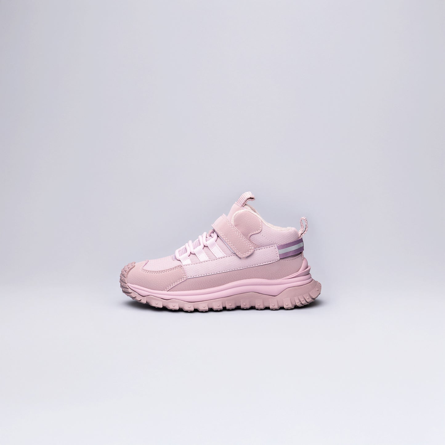 Çocuk Günlük Cırt Cırtlı Outdoor Spor Ayakkabı Okul Öncesi Lila