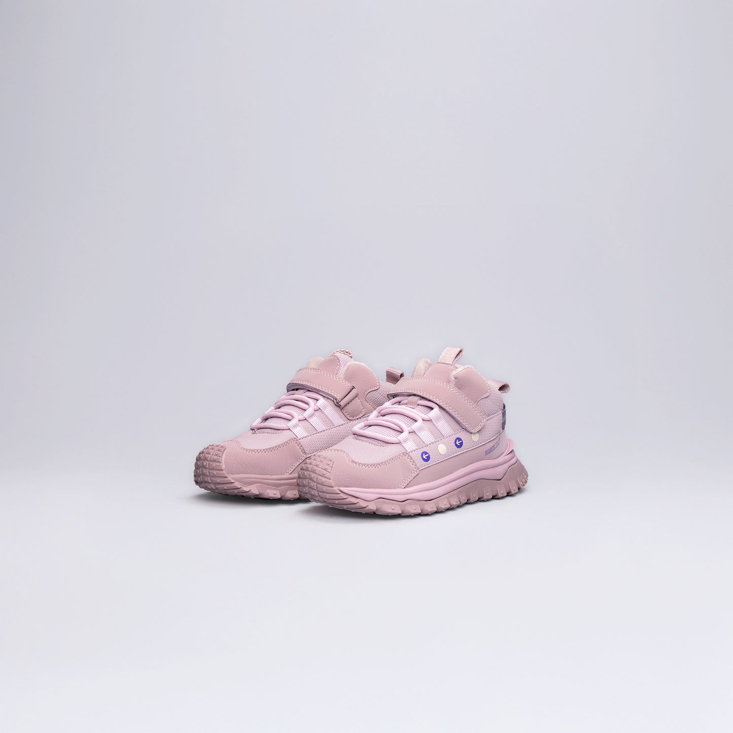 Çocuk Günlük Cırt Cırtlı Outdoor Spor Ayakkabı Okul Öncesi Lila