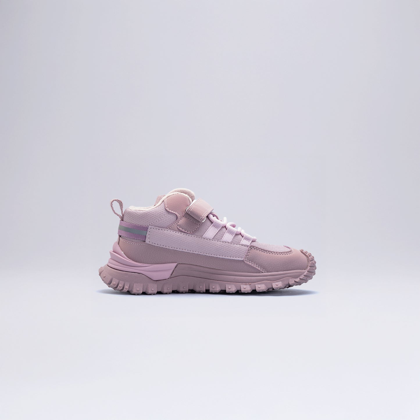 Çocuk Günlük Cırt Cırtlı Outdoor Spor Ayakkabı Okul Öncesi Lila