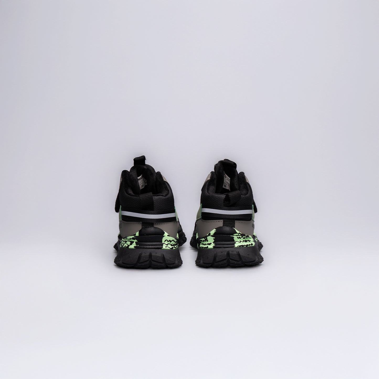 Çocuk Günlük Cırt Cırtlı Outdoor Spor Ayakkabı Okul Öncesi Siyah