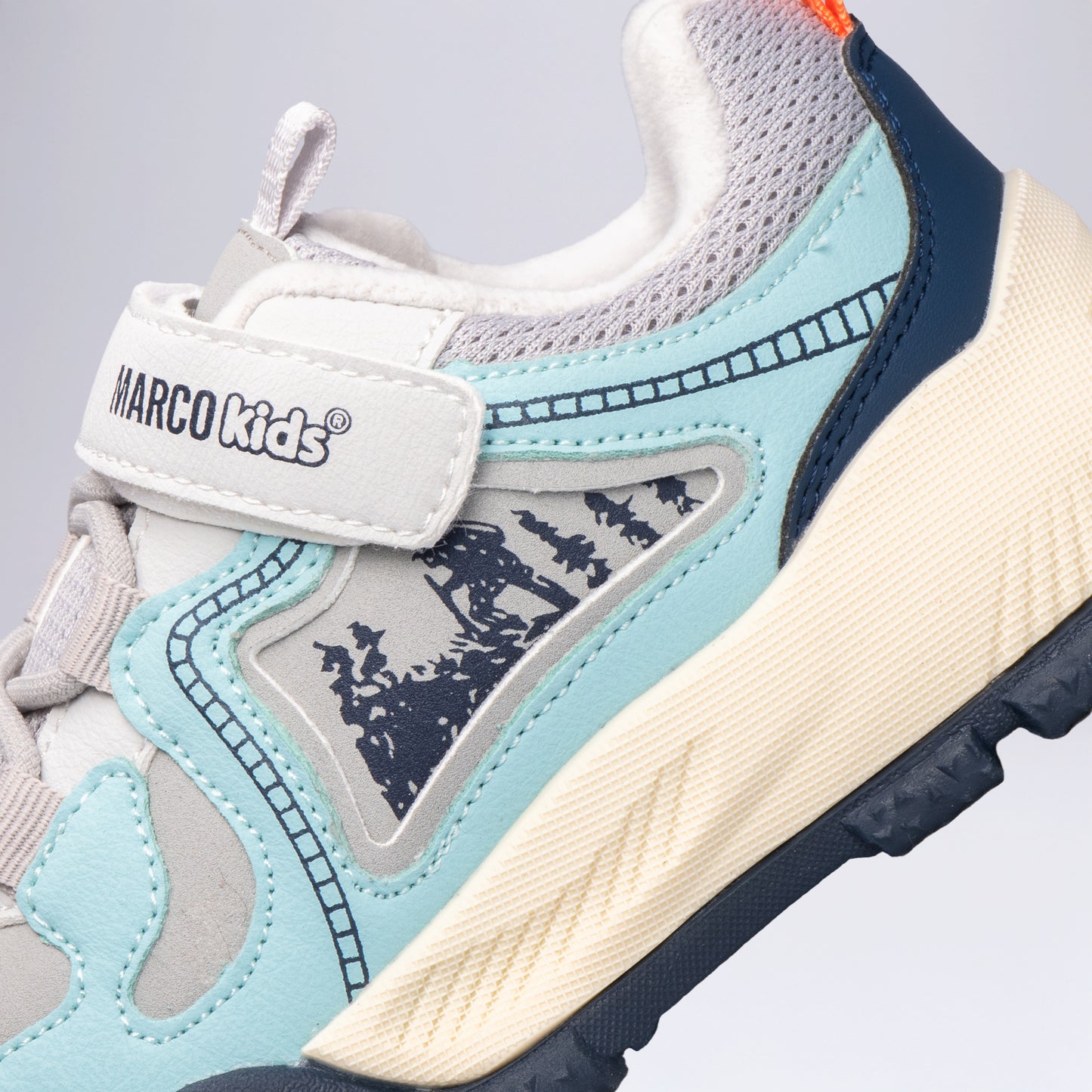 Çocuk Günlük Outdoor Ayakkabı Okul Öncesi Mavi