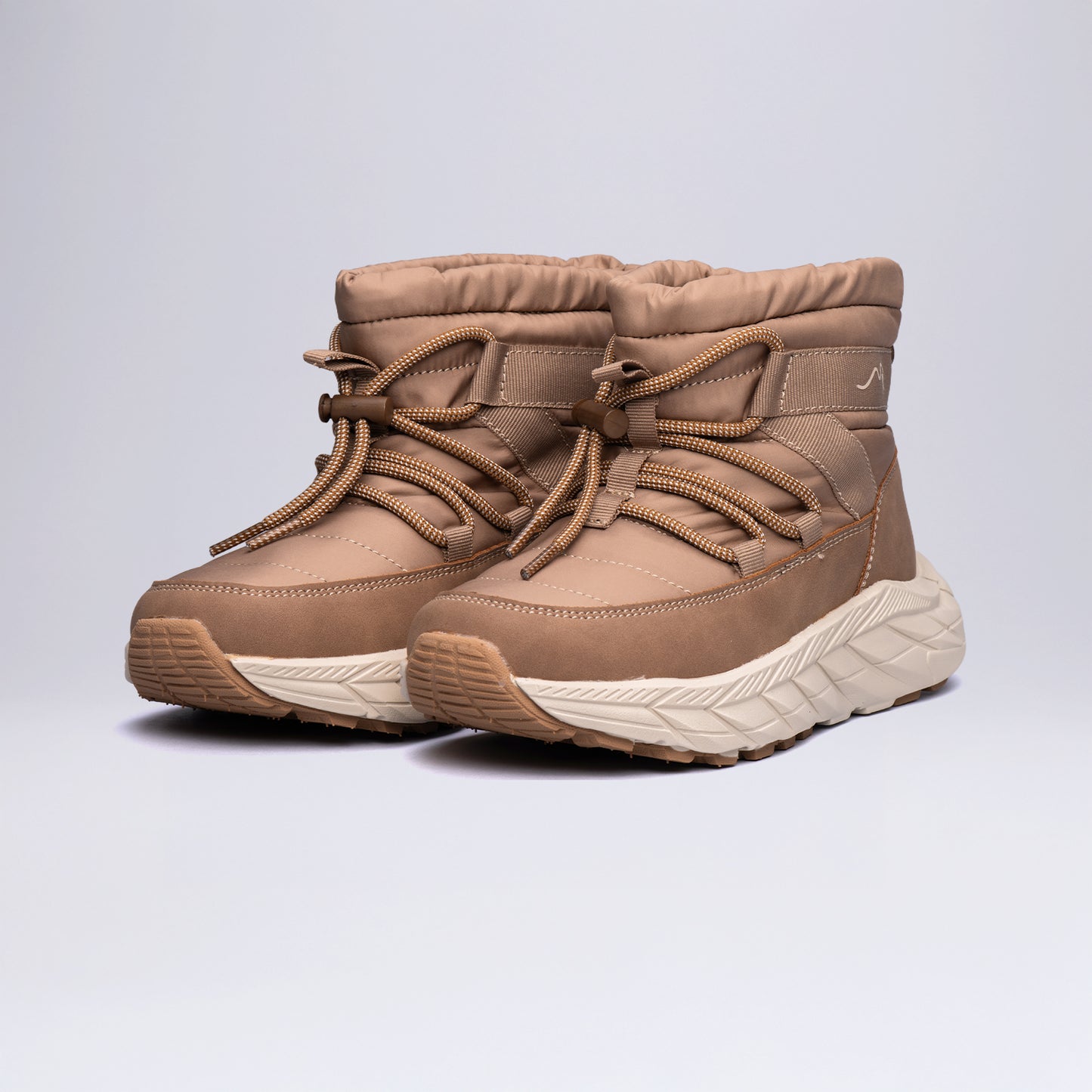 Çocuk Kalın Tabanlı Kışlık Bot Kahverengi