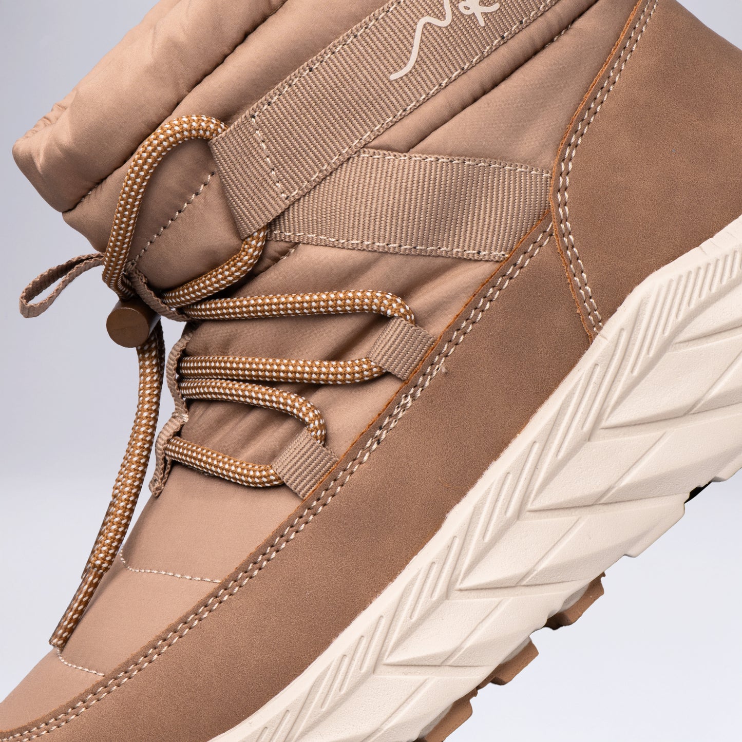 Çocuk Kalın Tabanlı Kışlık Bot Kahverengi