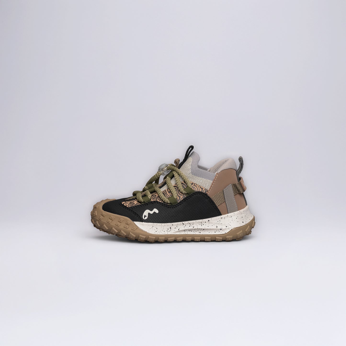 Çocuk Outdoor Spor Ayakkabı Okul Öncesi Siyah/ Haki