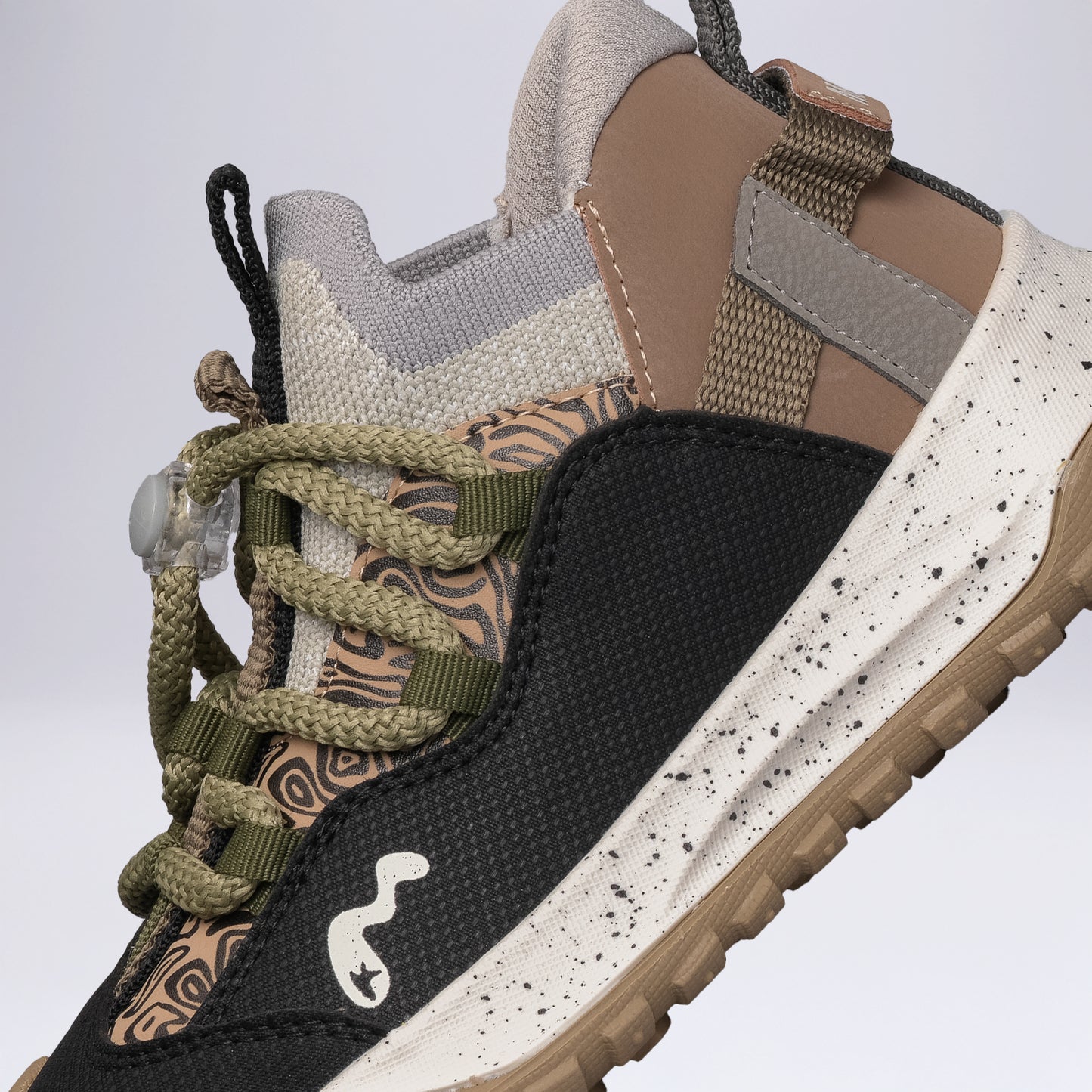 Çocuk Outdoor Spor Ayakkabı Okul Öncesi Siyah/ Haki