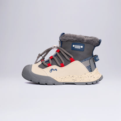 Çocuk Outdoor Tüylü Kışlık Bot Gri