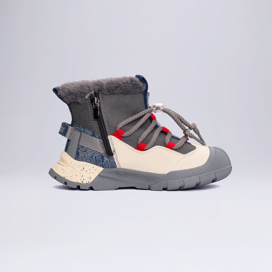 Çocuk Outdoor Tüylü Kışlık Bot Gri