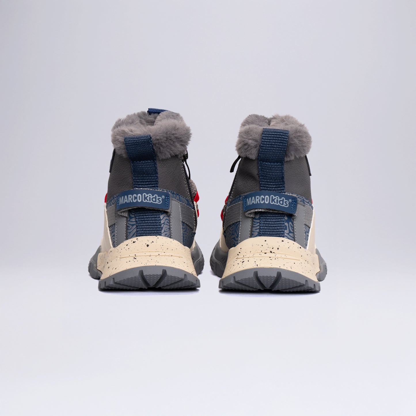 Çocuk Outdoor Tüylü Kışlık Bot Gri