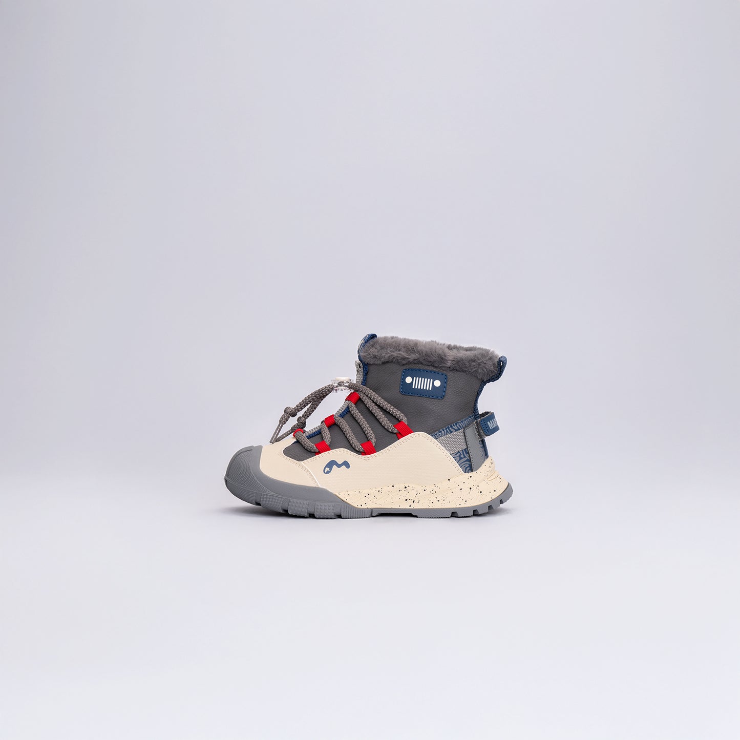 Çocuk Outdoor Tüylü Kışlık Bot Gri