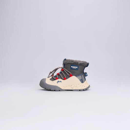 Çocuk Outdoor Tüylü Kışlık Bot Gri