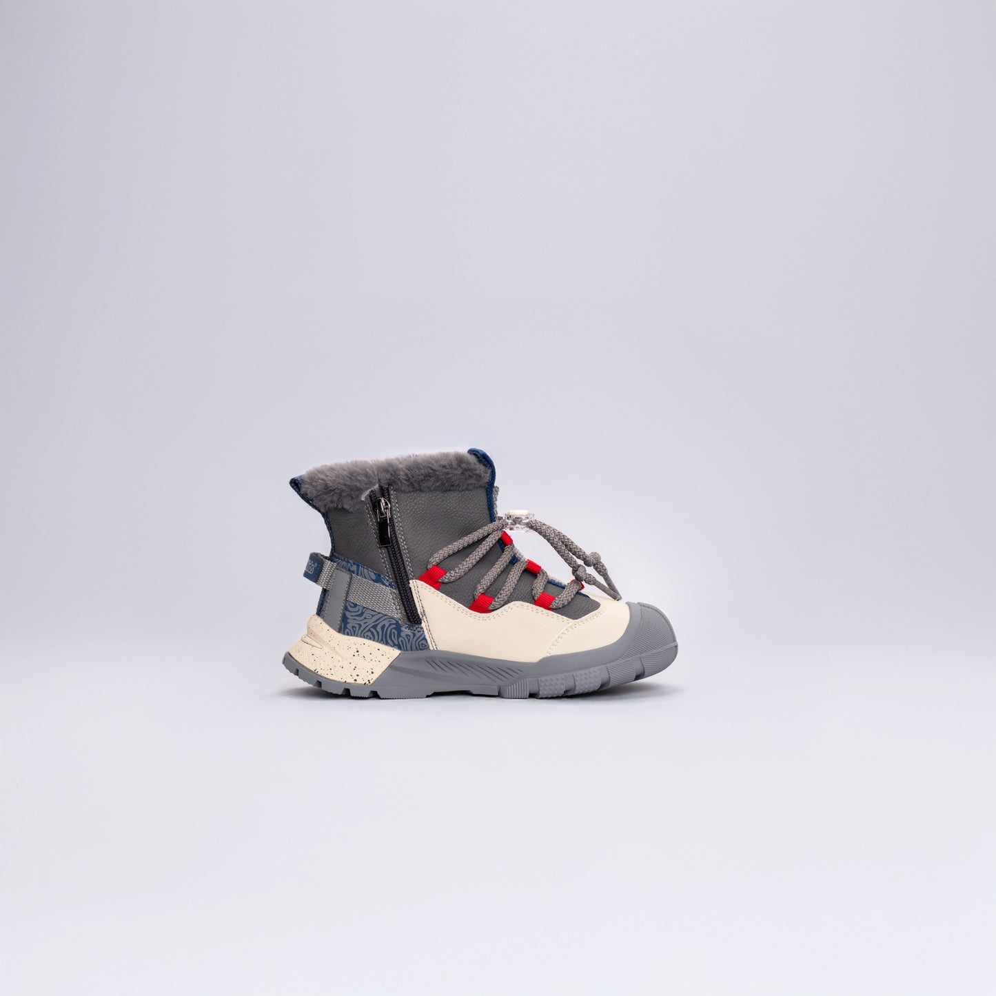 Çocuk Outdoor Tüylü Kışlık Bot Gri