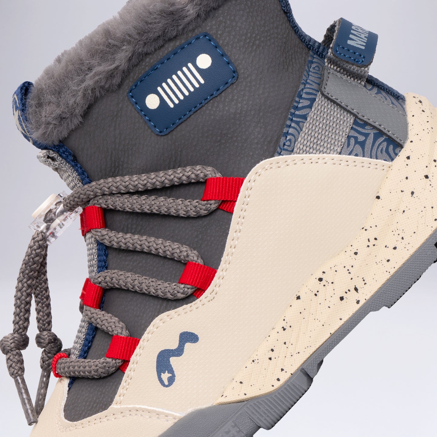 Çocuk Outdoor Tüylü Kışlık Bot Gri