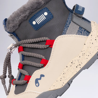 Çocuk Outdoor Tüylü Kışlık Bot Gri