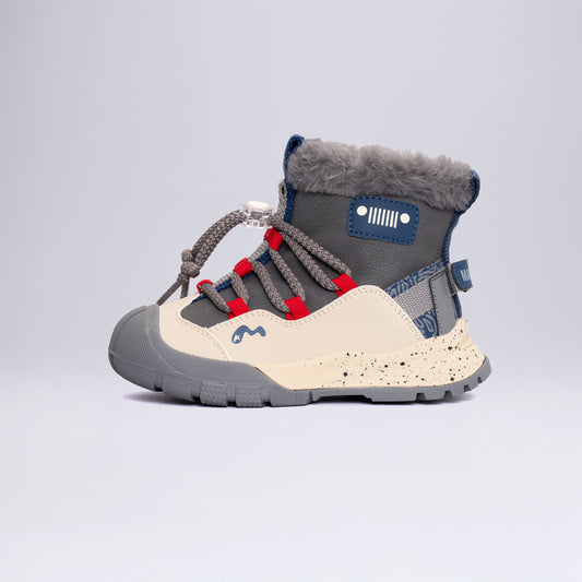 Çocuk Outdoor Tüylü Kışlık Bot Okul Öcesi Gri