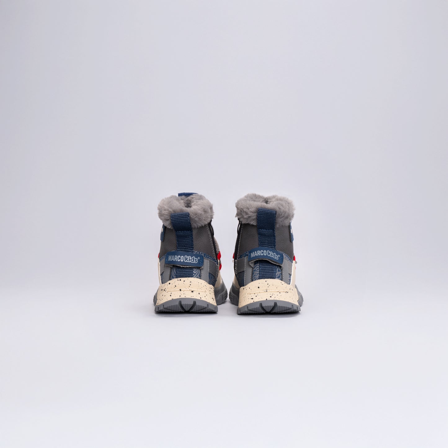 Çocuk Outdoor Tüylü Kışlık Bot Okul Öcesi Gri