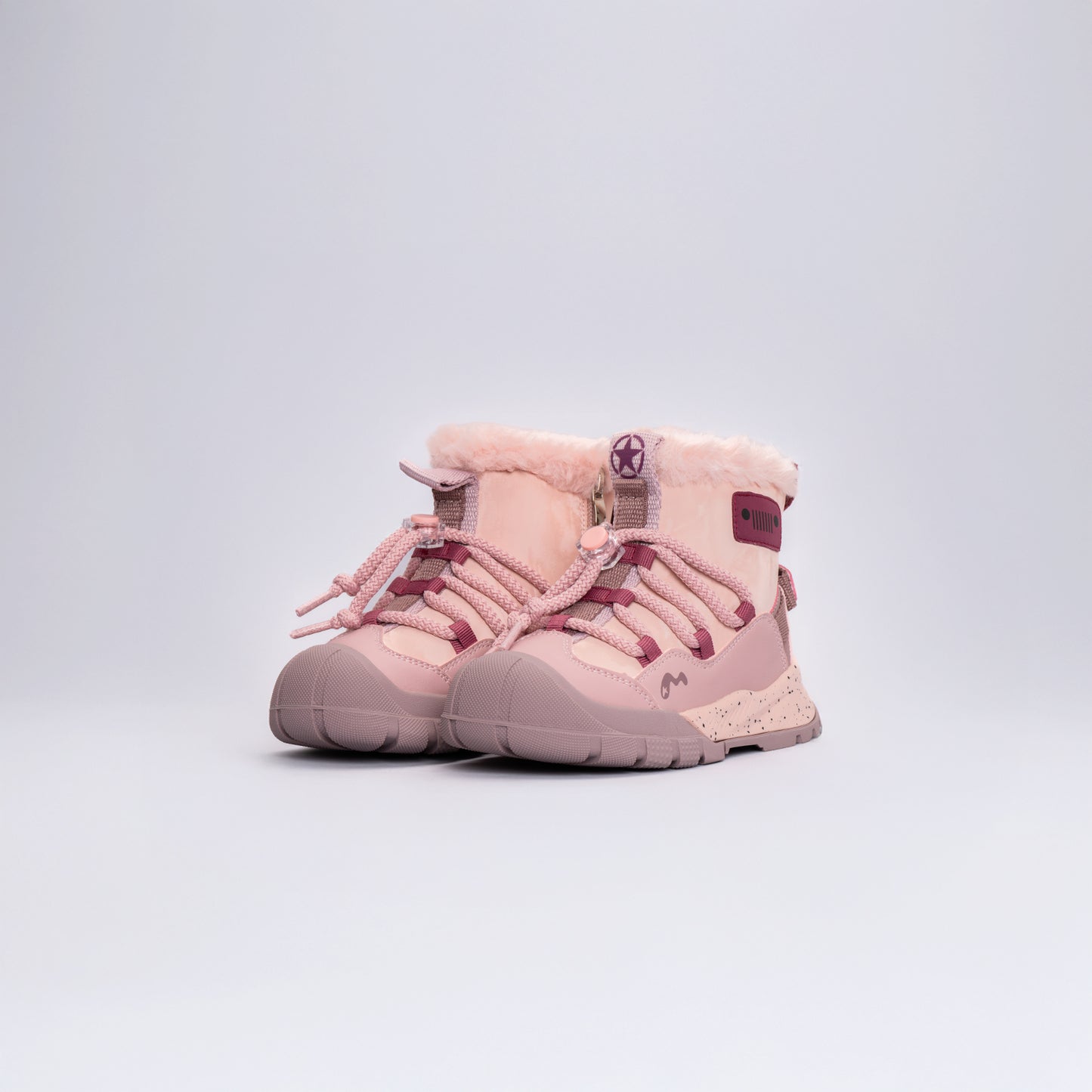 Çocuk Outdoor Tüylü Kışlık Bot Okul Öcesi Pembe