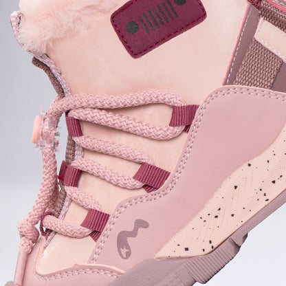 Çocuk Outdoor Tüylü Kışlık Bot Okul Öcesi Pembe