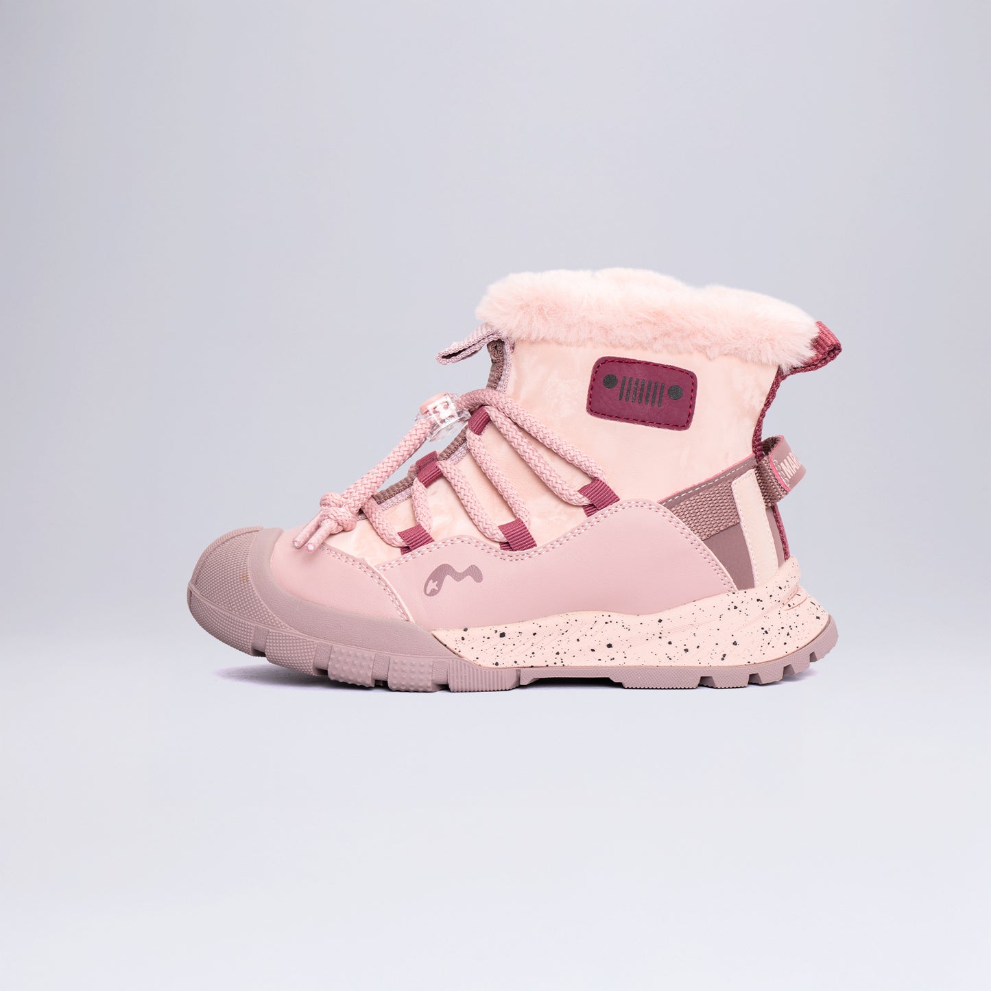 Çocuk Outdoor Tüylü Kışlık Bot Pembe