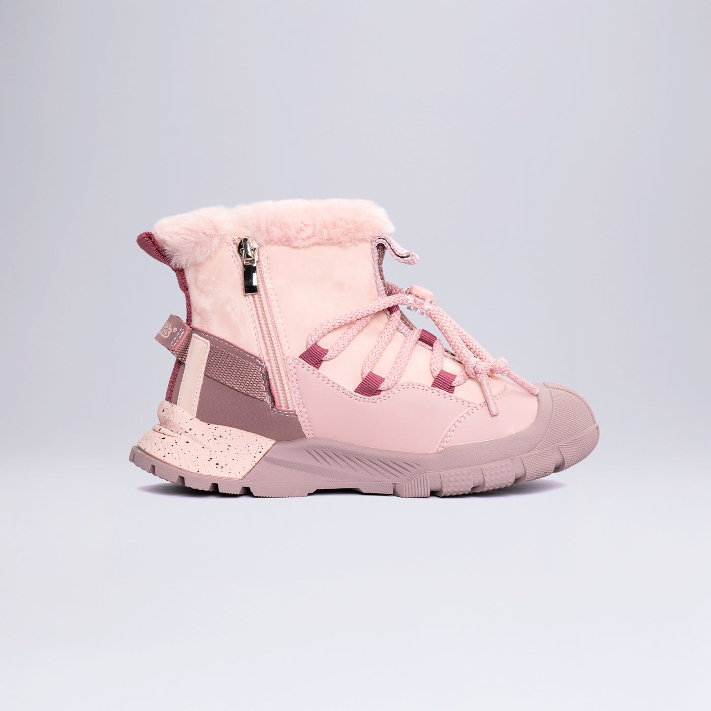 Çocuk Outdoor Tüylü Kışlık Bot Pembe