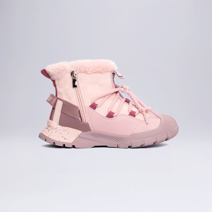 Çocuk Outdoor Tüylü Kışlık Bot Pembe