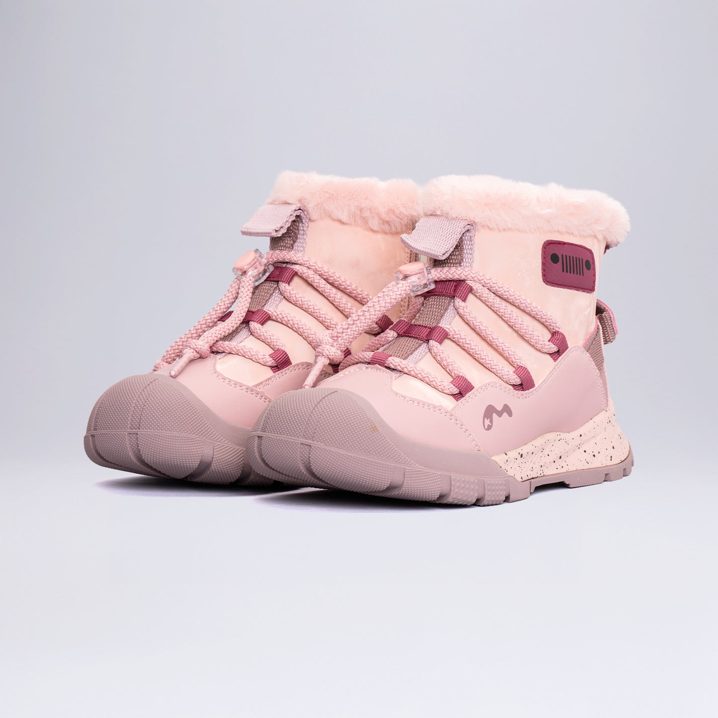 Çocuk Outdoor Tüylü Kışlık Bot Pembe