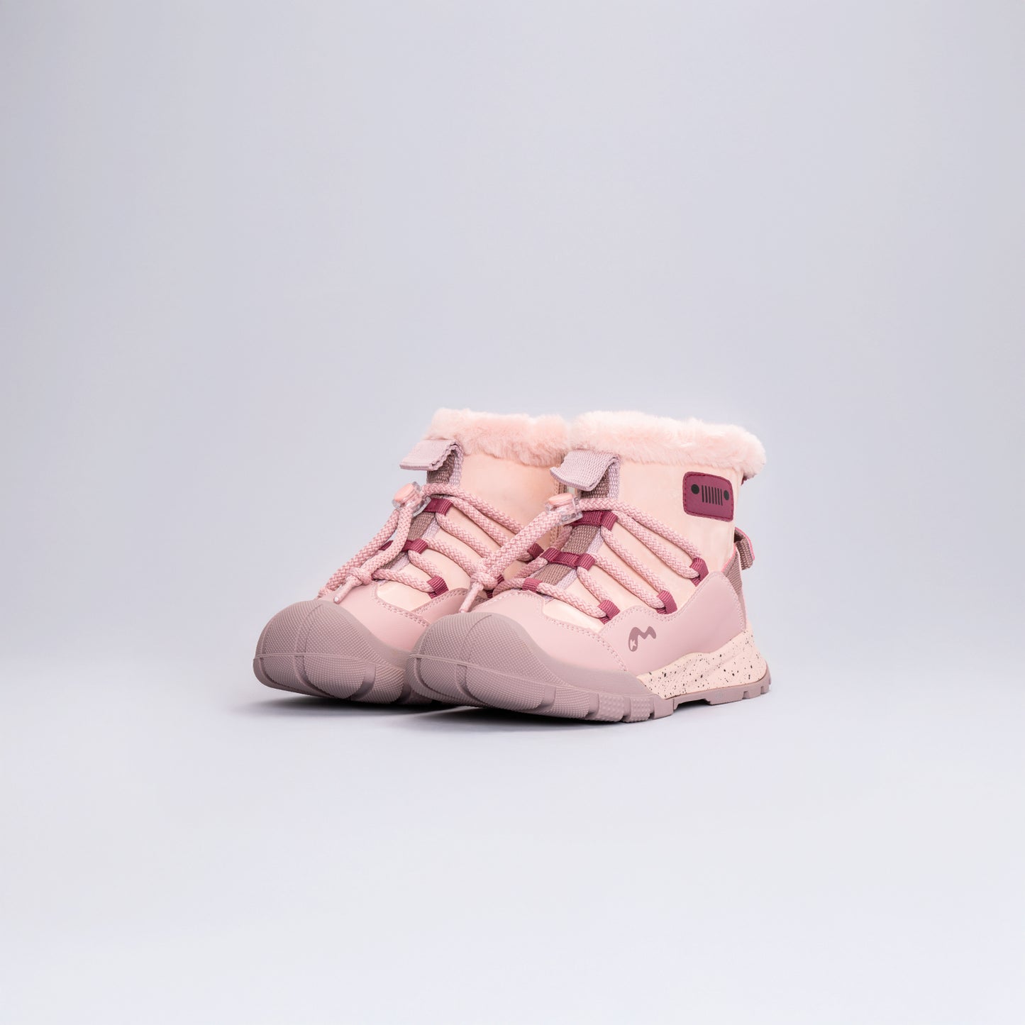 Çocuk Outdoor Tüylü Kışlık Bot Pembe