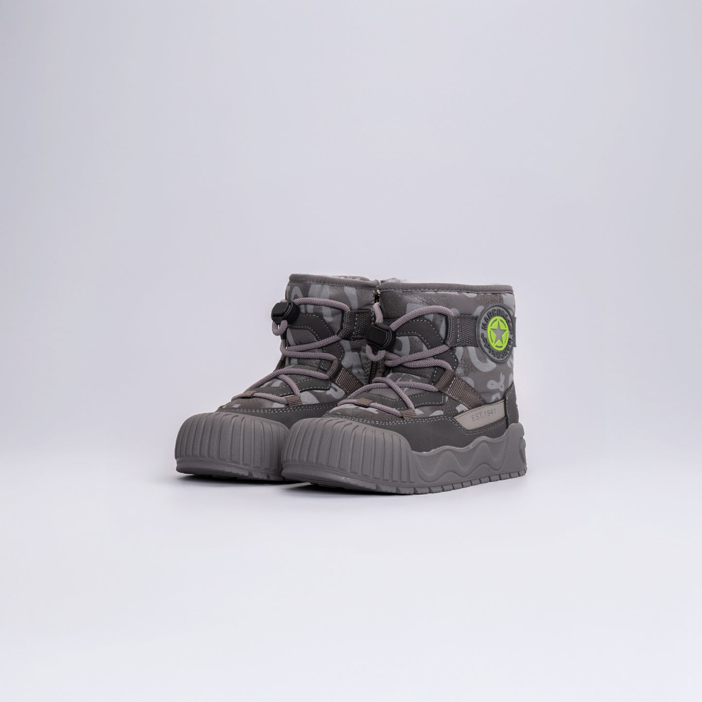 Kalın Taban Outdoor Kşlık Bot Okul Öncesi Gri