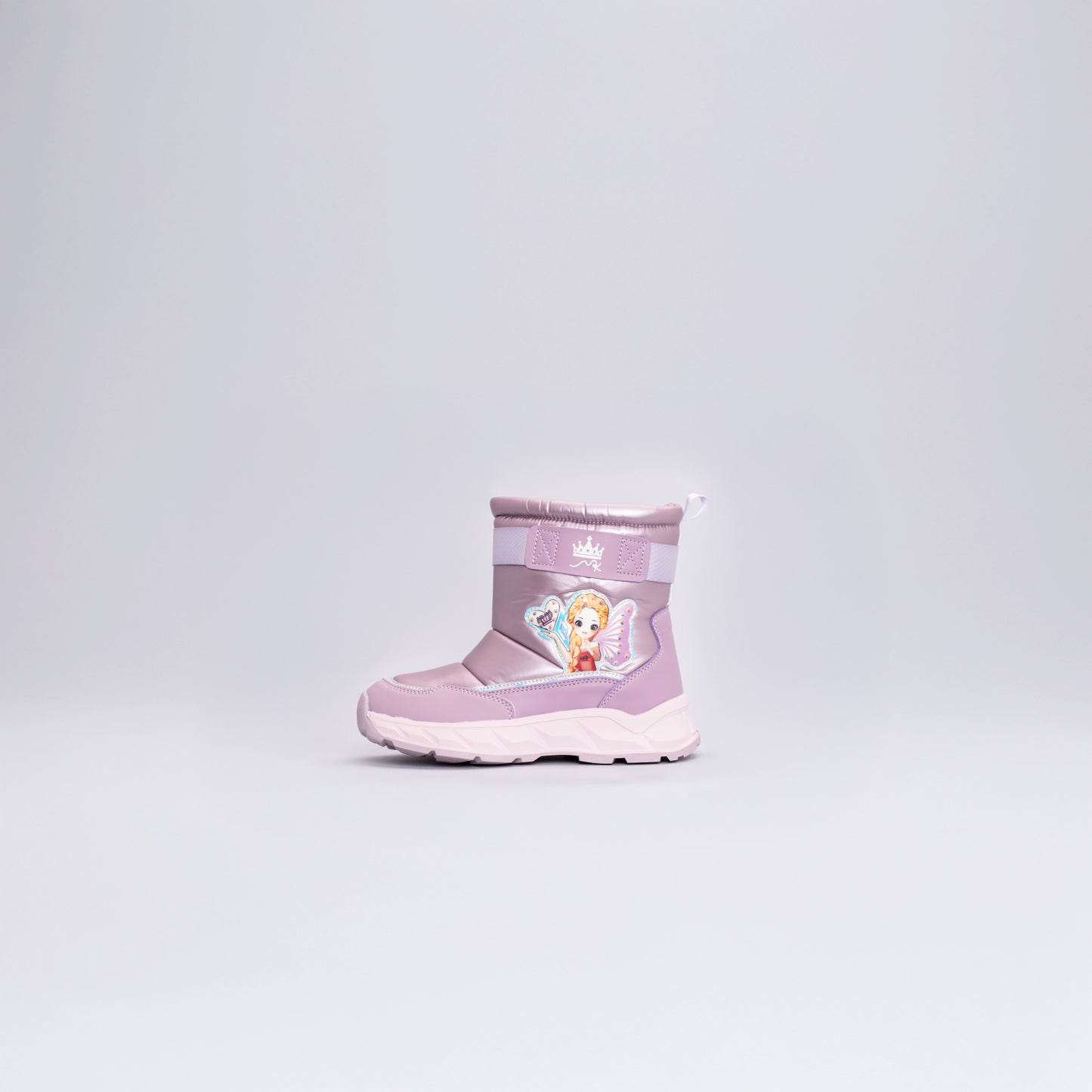 Kız Çocuk Peri Desenli Kışlık Bot Lila