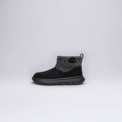 Kürklü Kışlık Bot Okul Öncesi Siyah