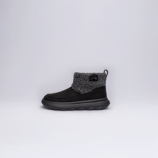 Kürklü Kışlık Bot Okul Öncesi Siyah
