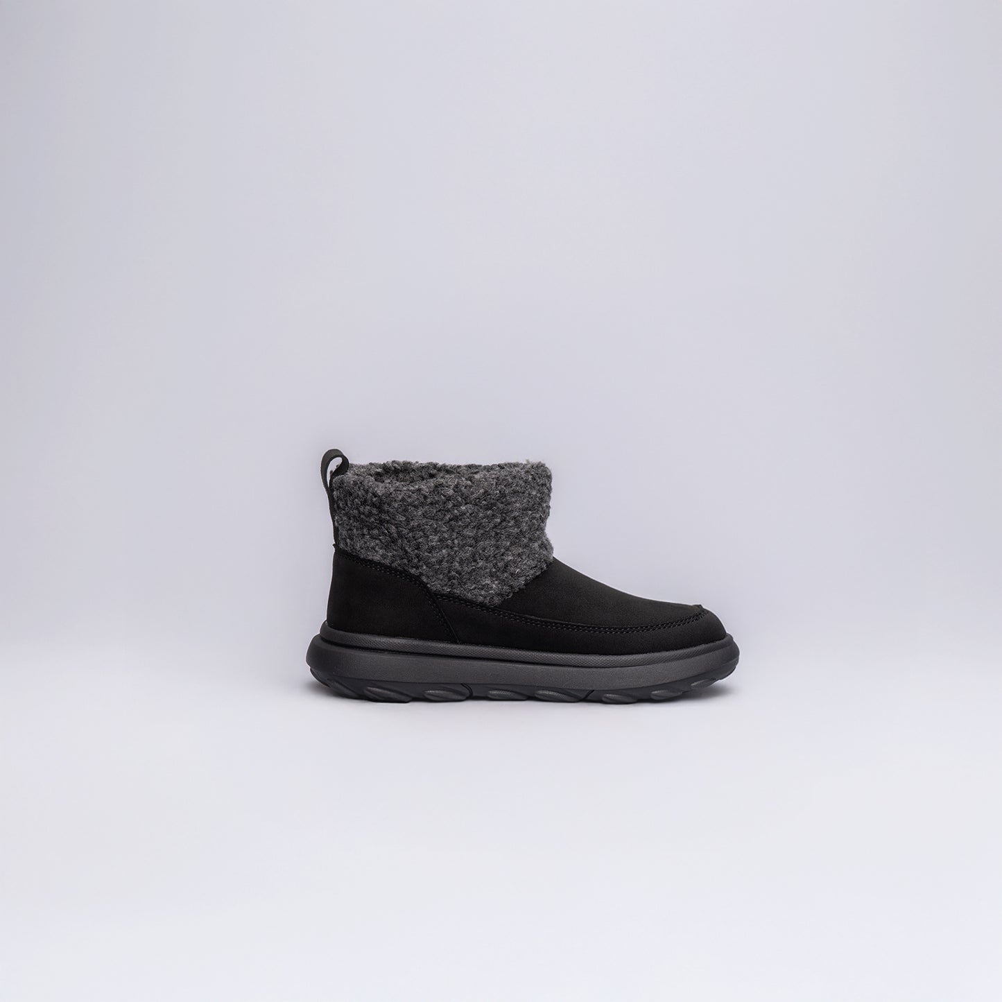 Kürklü Kışlık Bot Okul Öncesi Siyah