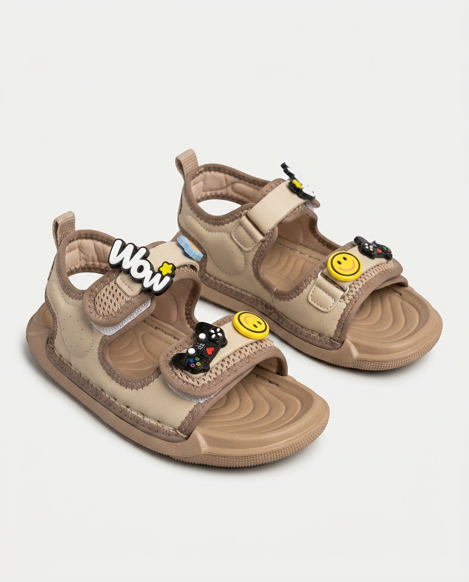 26Y1605 Çocuk Patik Günlük Sandalet BEJ
