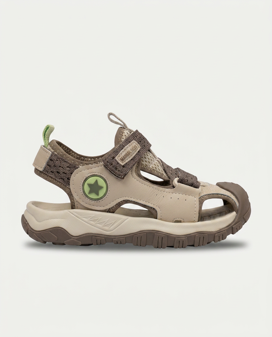 26Y1608 Çocuk Filet Spor Sandalet BEJ-HAKİ