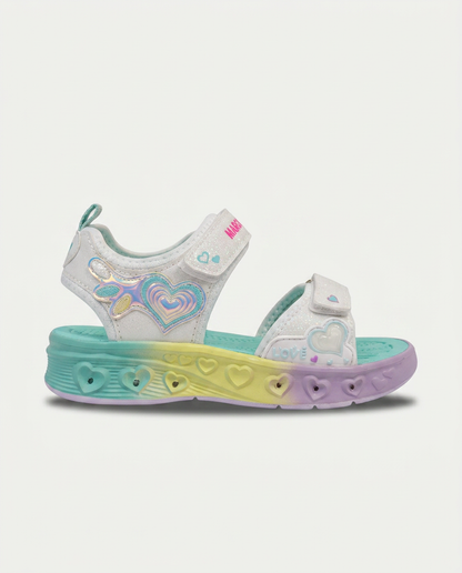 Marco Kids 26Y208 Filet Işıklı Sandalet BEYAZ