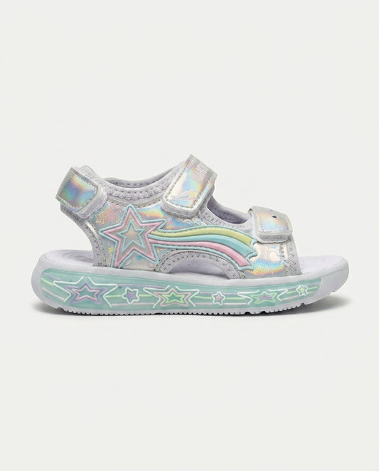 Marco Kids 26Y210 Patik Işıklı Sandalet GÜMÜŞ